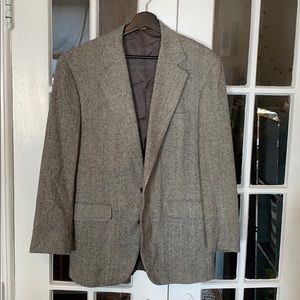 Vintage Herringbone Blazer. From the 70s/80s